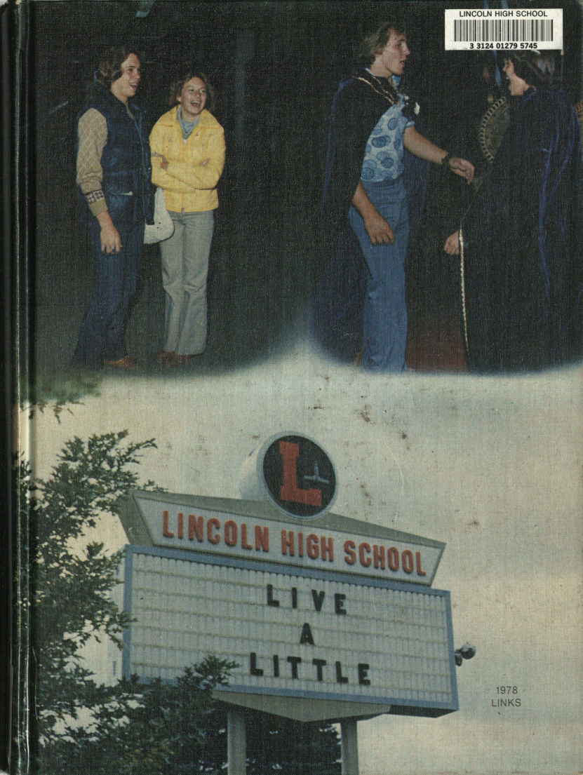 1978 Lincoln High School Yearbook